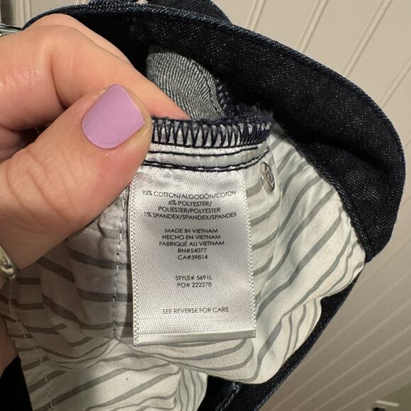 Cabi Trouser Jeans Bootcut Dark Wash High Waisted Plus Size 20 - Picture 5 of 5